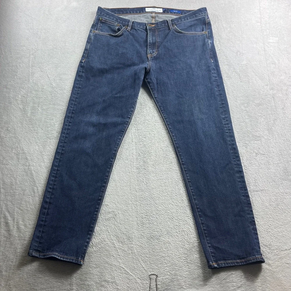 Peter Manning Five Eight New York Slim Fit Jeans Mens‎ 34W 28L Dark Wash Blue